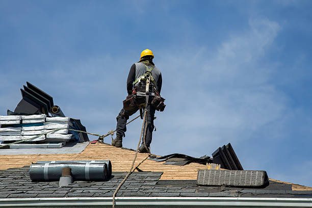 Professional Roof Replacement technician working in Du Pont, GA
